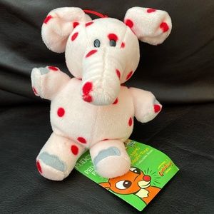 Island of Misfit Toys Spotted Elephant 7” Plush NWT